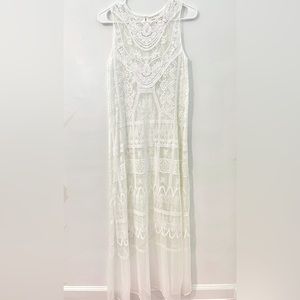 Jens Pirate Booty Lace dress Maxi Sz Sm